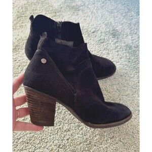NWOT Paul Green Nora Water Resistant Women’s Boots Black Size 8 Suede Heeled